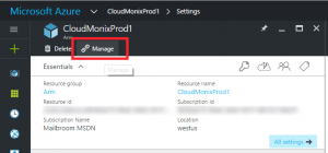 CloudMonix Manage